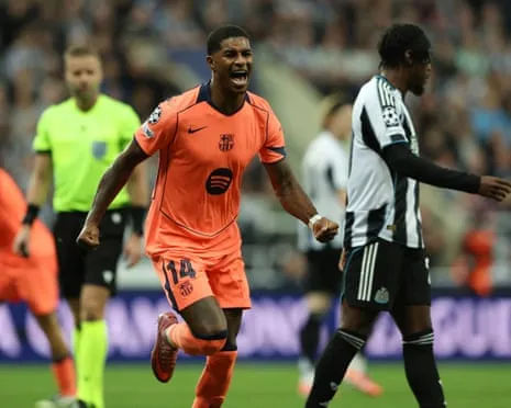 Marcus Rashford's Brace Quiets Newcastle's Celebrations and Secures Barcelona's Triumph